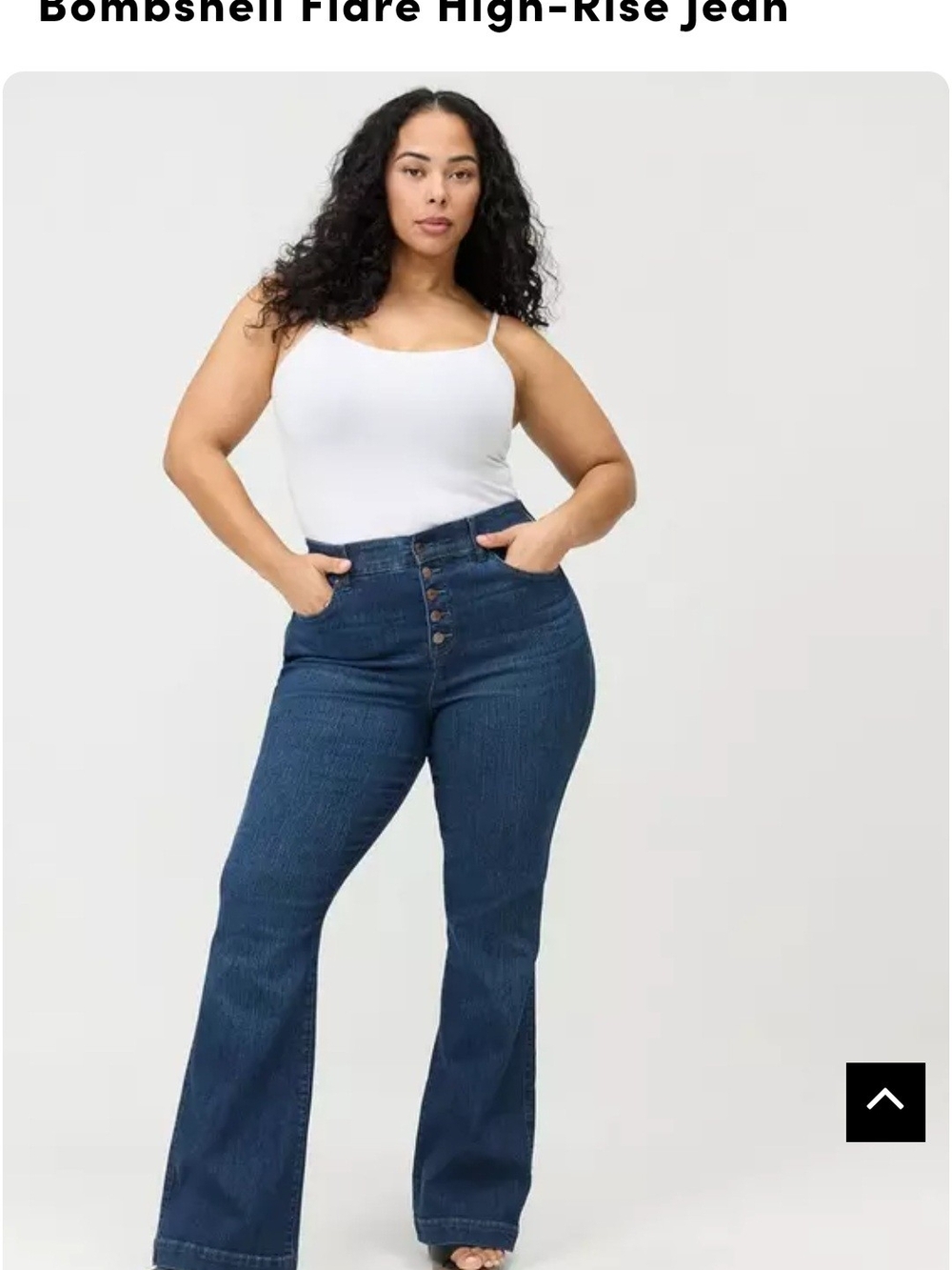 torrid 6xl High-Rise Bombshell Flare Jeans